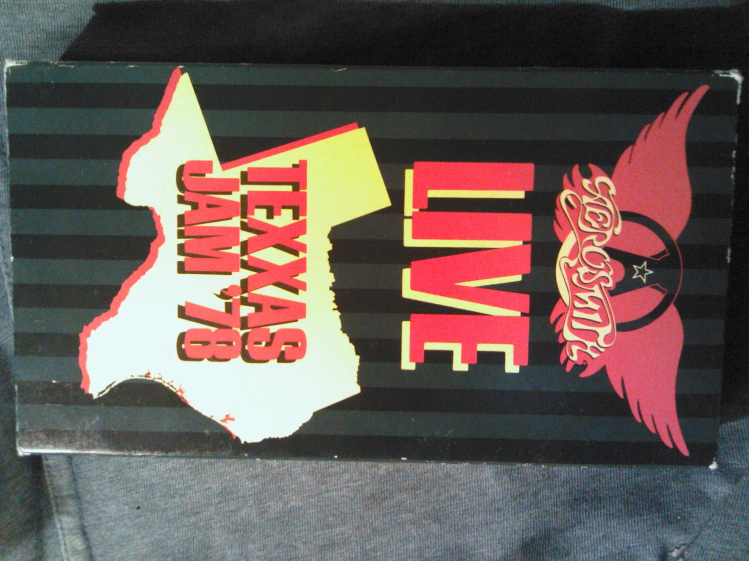 VHS AEROSMITH Live Texxas Jam 78 texas