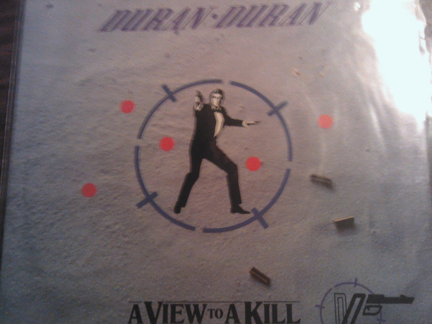 45 DURAN DURAN View To A Kill john barry james bond 007 vinyl record W/PICTURE SLEEVE