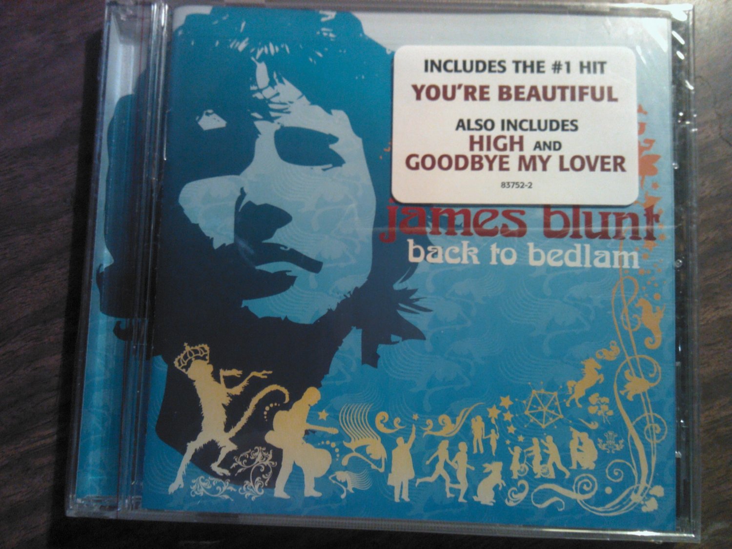 james blunt back to bedlam cd cover