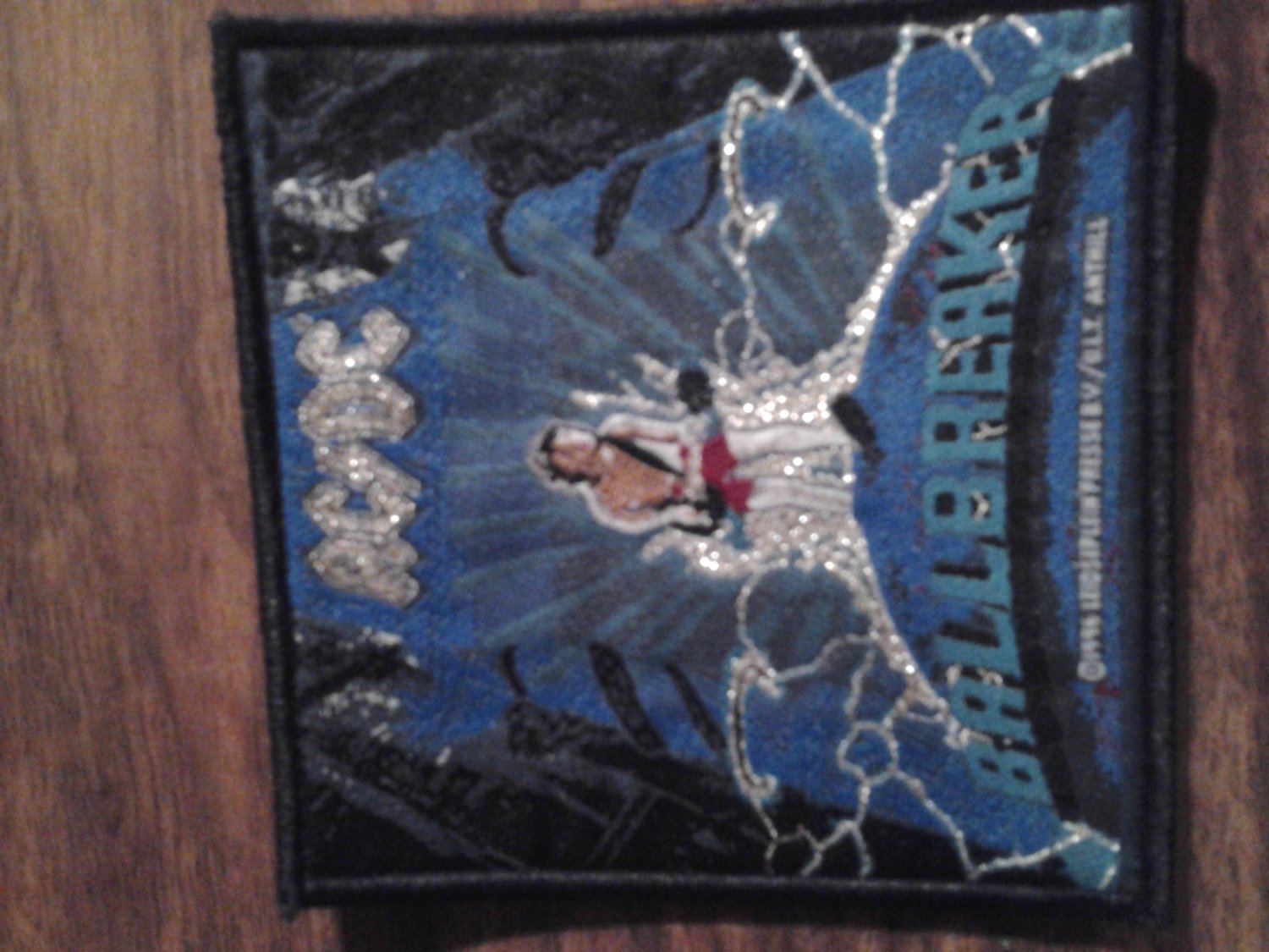 AC/DC sew-on PATCH Ballbreaker angus acdc import