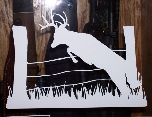 Buck Jumping Fence - 7"X10"