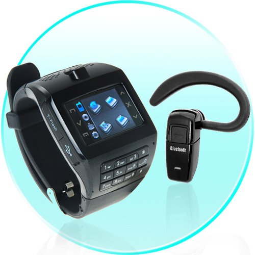 Mobile Phone Watch - 1.4 Inch Touchscreen + Keypad