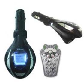 SNAKE Car FM Transmitter with 206 Channels and DVD Player with 2G flash memory