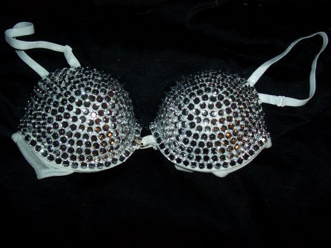 Rhinestone bra