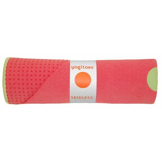 yogitoes SKIDLESS mat towel - Guava (Tropical Collection)