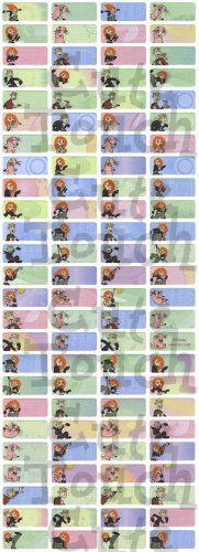 Name Labels Stickers- Kim Possible Series