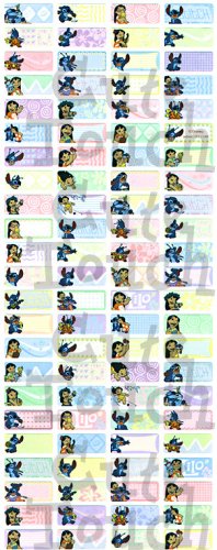 Name Labels Stickers- Lilo & Stitch Series