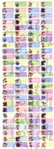 Name Labels Stickers- Toy Story Series