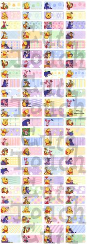 Name Labels Stickers- Winnie the Pooh Series
