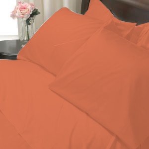 100%Egyptian Cotton Color Clay 600TC Twin Solid Sheet Set