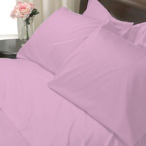 100%Egyptian Cotton Color Lilk 600TC Twin Solid Sheet Set