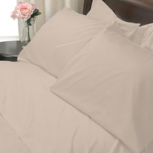 100%Egyptian Cotton Color Linen 600TC Twin Solid Sheet Set