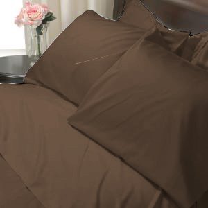 SHEET SET KING SOLID 100%Egyptian Cotton Color Cocoa 800TC.