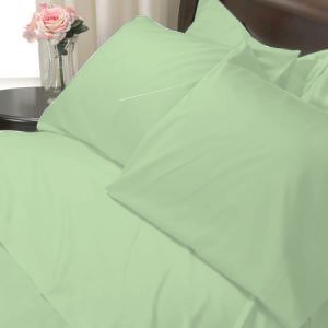SHEET SET KING SOLID 100%Egyptian Cotton Color Leaf 800TC.