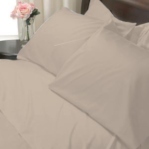 SHEET SET KING SOLID 100%Egyptian Cotton Color Walnut 800TC.