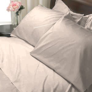 100%Egyptian Cotton Color Taupe 1200TC Queen Solid Sheet Set