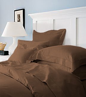 100%Egyptian Cotton Color Shocolate 1500TC King Solid Duvet Cover.