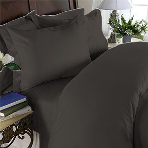 100%Egyptian Cotton Color Black 1500TC King Solid Duvet Cover.