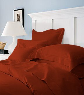 100%Egyptian Cotton Color Cardinal 1500TC King Solid Duvet Cover.