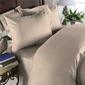 100%Egyptian Cotton Color Walnut 800TC King Solid Duvet Cover.