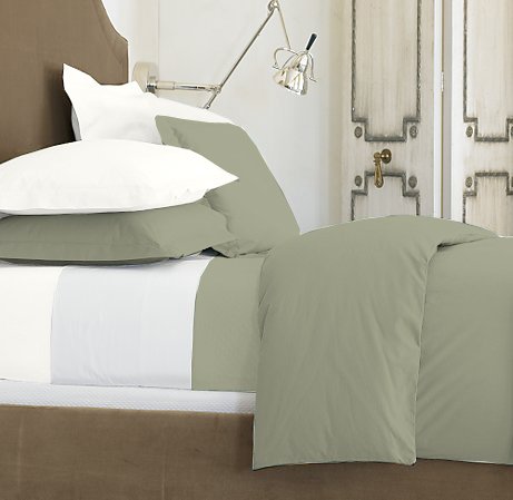 SHEET SET KING SOLID 100%Egyptian Cotton Color Sage 1000 TC.