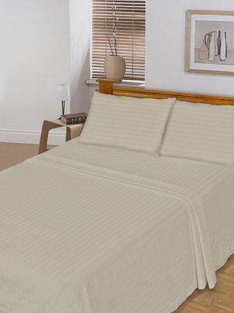 SHEET SET 100 % Egyptian Cotton Color Ivory 1500 TC King Size Solid.