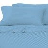 100 % Egyptian Cotton Color Sky Blue 800 TC Queen Size Solid Sheet Set.