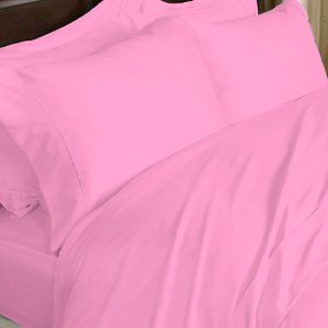 100%Egyptian Cotton Color Apricot 800 TC Twin Size Solid Sheet Set.