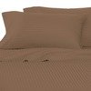 100%Egyptian Cotton Color Chocolate 800 TC Twin Size Solid Sheet Set.