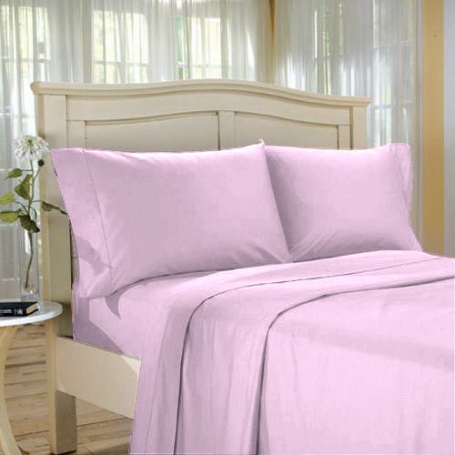 100%Egyptian Cotton Color Petal 1000 TC Twin Size Solid Sheet Set.