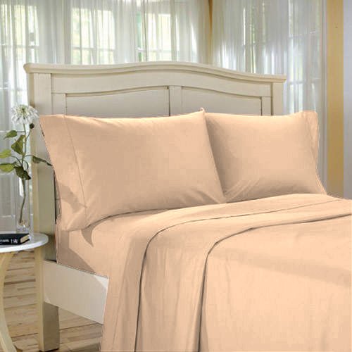 100%Egyptian Cotton Color Shell 1200 TC Twin Size Solid Sheet Set.
