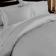 Duvet Cover Solid 100% Egyptian Cotto, Color Gray, TC- 600, Size Twin.