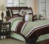11 PCa BED IN BAG SIZE KING COLOR PALERMO SAGE 100% EGYPTIAN COTTON