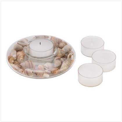 Seashell Tealight Candleholder