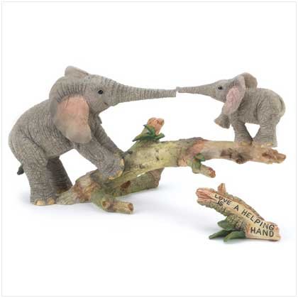 TUSKERS "Helping Hand" Figurine