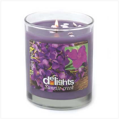 Sweet Pea delight's Candle