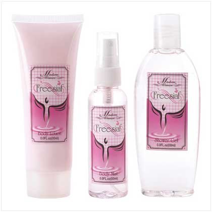 Freesia Fragrance Bath Trio