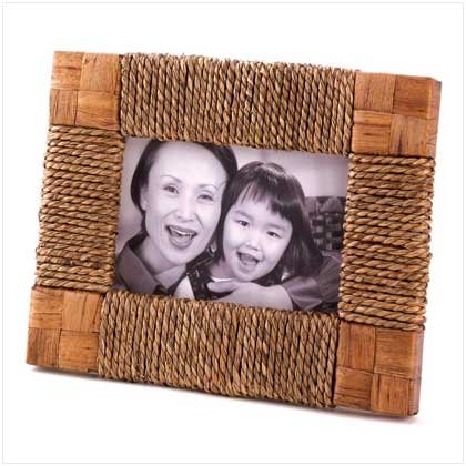 Weathered Western Photo Frame