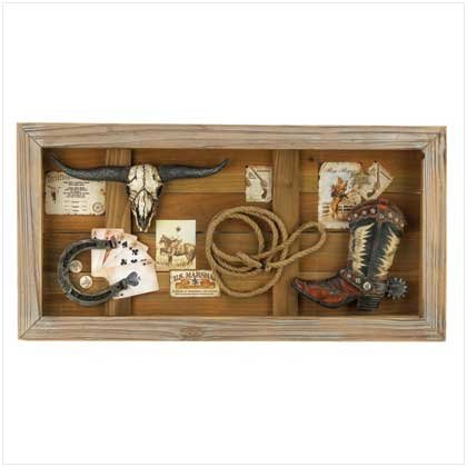 Wild West Memories Shadow Box