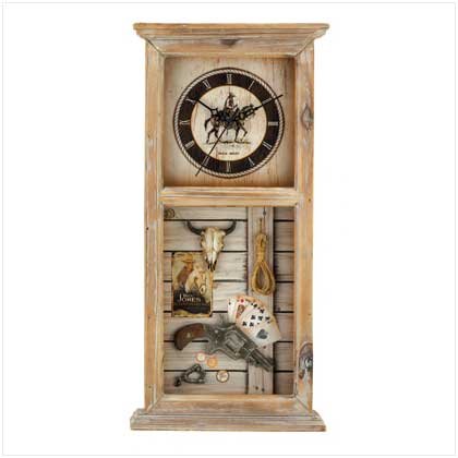 Western Cowboy Clock