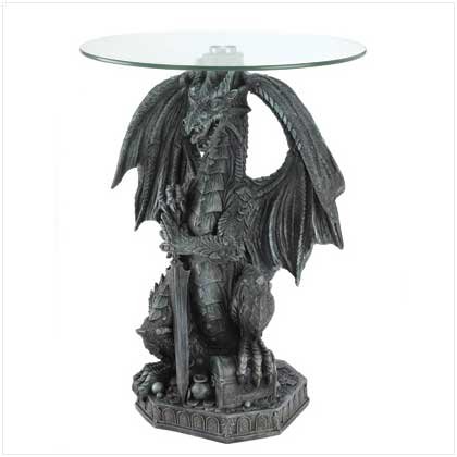 Guardian Dragon Accent Table