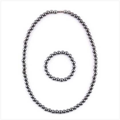 Magnetic Hemetite Jewellry Set