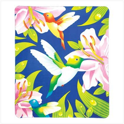 Hummingbird Fleece Blanket