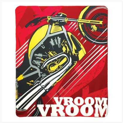 Motorcycle Fleece Blanket