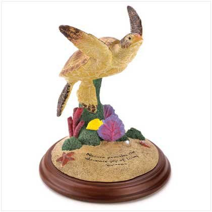 Wyland Sea Turtle Figurine