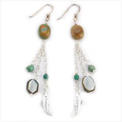 Big Sky Silver Charm earrings