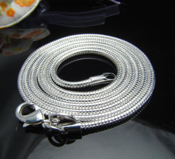 2MM Sterling Silver Snake Chain 20"