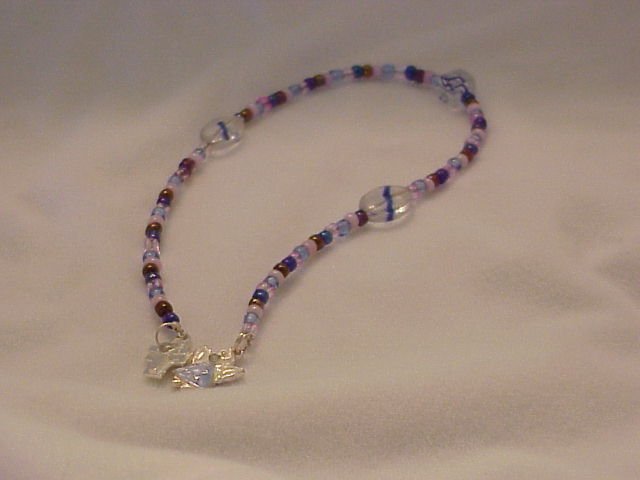 Hand Beaded Bookmark - Pretty Spring Colors