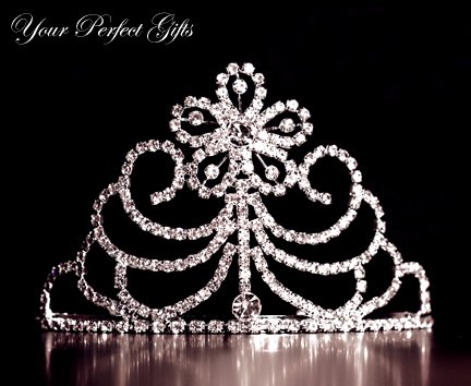 3" Swarovski Crystal Rhinestone Bridal Pageant Wedding Party Tiara Comb Crown Headband