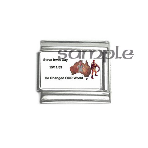 Steve Irwin Day Custom Italian Charm (9mm)